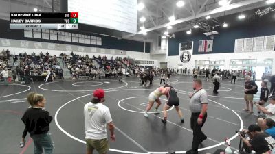 235 lbs Round 1 - Katherine Luna, Downey High School vs Hailey Barrios, Threshold Wrestling Club