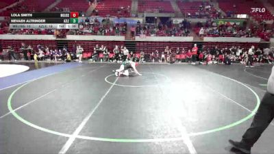 145 lbs Round 5 - 1st, 3rd, 5th, And 7th - Nevaeh Altringer, Azle vs Lola Smith, Melissa