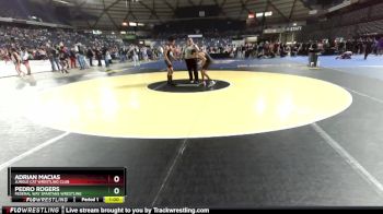 132 lbs Cons. Semi - Pedro Rogers, Federal Way Spartans Wrestling vs Adrian Macias, Jungle Cat Wrestling Club