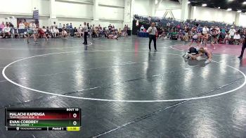 132 lbs Quarters & Wb (16 Team) - Evan Cordrey, Team Delaware vs Malachi Kapenga, Team Michigan Blue