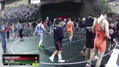 140 lbs Round 1 (6 Team) - Chase Montroy, Oklahoma Elite vs Trey Dahl, South Dakota Thunder