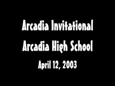 Boys 3200m (Invite- Solinsky 8:43, 2003 Arcadia Invitational)