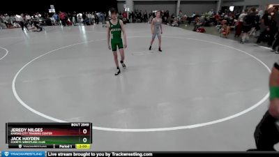 113 lbs Champ. Round 1 - Jeredy Nilges, Kansas City Training Center vs Jack Hayden, Comets Wrestling Club