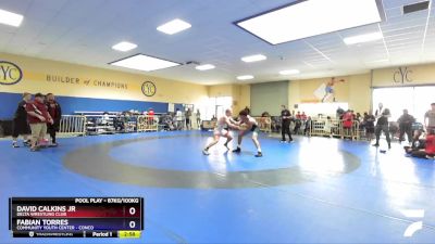 87kg/100kg Round 4 - David Calkins Jr, Delta Wrestling Club vs Fabian Torres, Community Youth Center - Conco