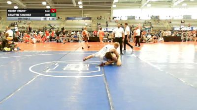 160 lbs Rr Rnd 2 - Henry Knorp, 84 Athletes Black - HSB vs Camryn Ramirez, Slam Factory - HSB