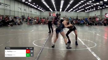 100 lbs Prelims - Leonard Ashley, POWA vs Garrett Reece, Black Fox Elite