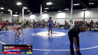 165 lbs Round 5 (6 Team) - Drew Adams, Alabama vs Braylen Livingston, Kentucky