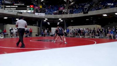 130 lbs Champ. Round 3 - Emma Duncan, Unattached vs Amyah Pruitt, Unattached