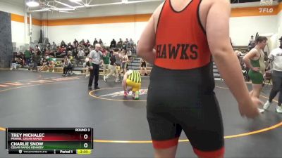 234-240 lbs Round 3 - Charlie Snow, Cedar Rapids Kennedy vs Trey Michalec, Prairie, Cedar Rapids