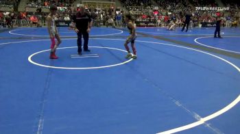 70 lbs Consolation - Zairyon Hart, Prodigy WC vs Nickolas Valencia, NM Bad Boyz