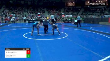 73 lbs Prelims - Wyatt Kremer, 3F Wrestling vs Kale Fruits, Bristow