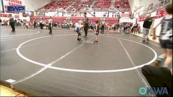 46 lbs Quarterfinal - Andrew Baker, Mustang Bronco Wrestling Club vs Camden Holden, Ponca City Wildcat Wrestling