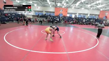 157 lbs Cons. Round 3 - Collin Monell, Oswego State vs Christian Friel, John Carroll