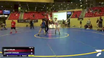 127 lbs Semifinal - Nella Dolan, NE vs Madison Canales, TX