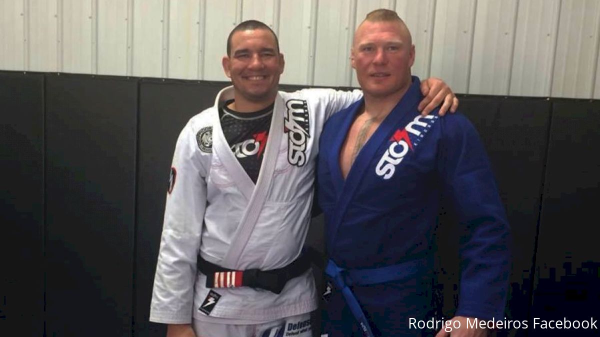 Rodrigo 'Comprido' Medeiros Promotes Brock Lesnar To Blue Belt In Jiu-Jitsu