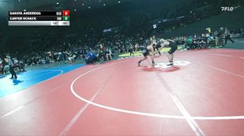 6A Boys 175 lbs Cons. Round 2 - Dakota Anderegg, Nelson Boys vs Carter Schack, South Medford Boys