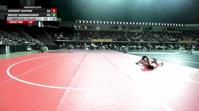 125 lbs Consi Of 32 #2 - Anthony Gaetani, Albany vs Bekzat Nurmakhanov, Colorado State