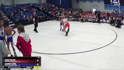 74 lbs Finals (2 Team) - Kasen Karl, Team Missouri Boys vs Jack Blair, Nebraska Red Boys