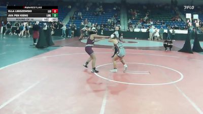 114 lbs Round Of 16 - Ella Libiszewski, Ludlow vs Ava Pen Kieng, Lowell