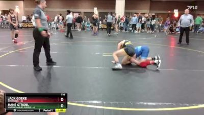 110 lbs Round 3 (4 Team) - Jack Goeke, Ohio Gold vs Hans Strobl, Untouchables Purple