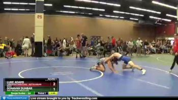 117 lbs Round 1 - Donavan Dunbar, High Ground Wrestling vs Luke Adams, Corespeed Wrestling - Hutto-Round Rock