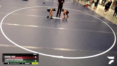 71 lbs Quarterfinal - Evann Linn, Centennial Youth Wrestling vs Christian Edwards, Mounds View Mustangs Wrestling Club