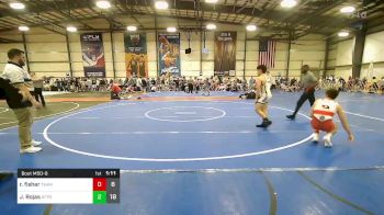 132 lbs Rr Rnd 3 - Robbie Fisher, Team Nebraska Red vs Julian Rojas, Attrition Wrestling White
