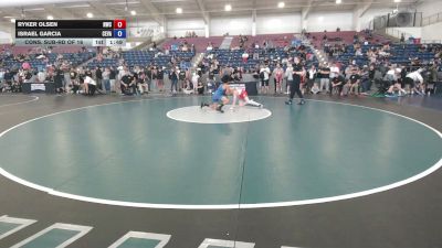 106 lbs Cons. Sub-rd Of 16 - Ryker Olsen, Northside Wrestling Club vs Israel Garcia, Central Valley