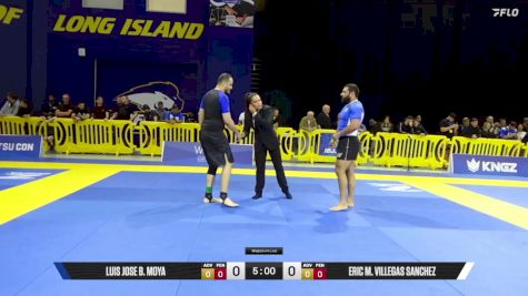 Eric M. Villegas Sanchez vs Luis Jose B. Moya 2025 Pan IBJJF Jiu-Jitsu No-Gi Championship