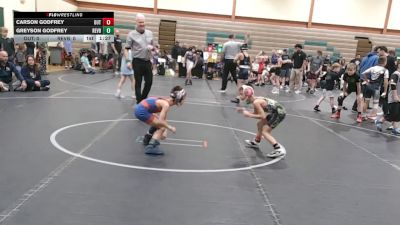 48 lbs Round 7 (8 Team) - Greyson Godfrey, Revival Beast vs Carson Godfrey, The Outsiders