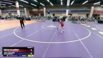 75 lbs Round 3 - Devyn Villarreal, Takedown-City Wrestling vs Miya Galaviz, MAAC Wrestling