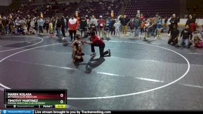 63 lbs Champ. Round 1 - Timothy Martinez, Pomona Wrestling Club Colorado vs Marek Kolasa, Betterman Elite Wrestling