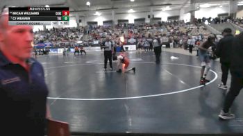 A 113 lbs Champ. Round 1 - CJ Weaver, Tullahoma High School vs Micah Williams, Cocke Co. High School