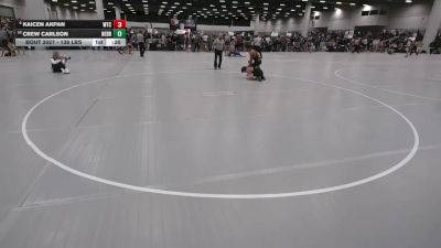 138 lbs Cons. Rd Of 16 - Crew Carlson, Nebraska vs Kaicen Akpan, Wichita Training Center