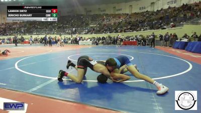 101 lbs Round Of 32 - Landon Dietz, Cushing vs Jericho Burkart, Coweta