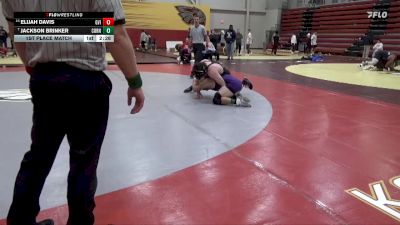 197 lbs 1st Place Match - Elijah Davis, Grand View (Iowa) vs Jackson Brinker, Cornell College
