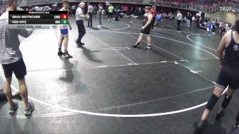 200 lbs 3rd Place Match - Red Hitz, Wahoo Wrestling Club vs Beau Mettscher, Lincoln Warriors Wrestling Club