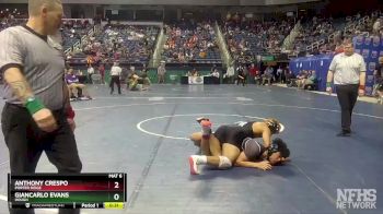 4A 182 lbs Cons. Round 1 - Anthony Crespo, Porter Ridge vs Giancarlo Evans, Hough