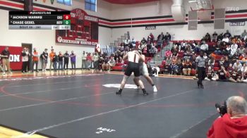 285 lbs Cons. Semi - Jackson Warnke, Charles City vs Chase Gebel, NH/TV