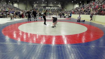 150-160 lbs Consolation - Raleigh Nelson, Peachtree Ridge Wrestling vs Kelsey Cox, Georgia