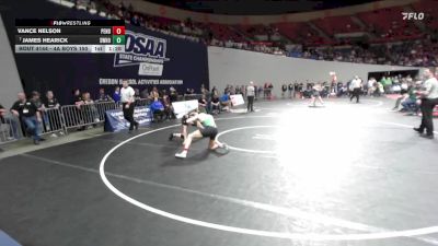 4A Boys 150 lbs Quarterfinal - James Hearick, Sweet Home Boys vs Vance Nelson, Pendleton Boys