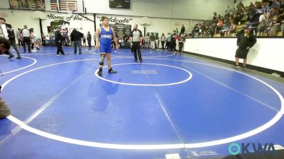 160-HWT lbs Quarterfinal - Tylee Mason, Jay Wrestling Club vs Zach Goss, Vinita Kids Wrestling