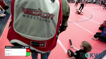 56 lbs Consi Of 4 - Colt Duwe, Chaparral Kids Wrestling Club vs Allen Cornell, Ponca City Wildcat Wrestling