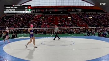 G 114 lbs 1st Place Match - Joely Slyter, Lewiston vs Kinzie Williams, American Falls