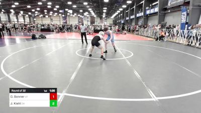 132 lbs Round Of 32 - Daxton Bonner, UT vs Jacob Kiehl, OH