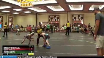 60 lbs Semis & 1st Wrestleback (8 Team) - Greggy Bachmann, Revival Yellow vs Ronin Barro, Steel Valley Red