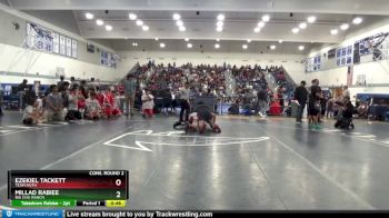 195 lbs Cons. Round 2 - Ezekiel Tackett, Team Faith vs Millad Rabiee, Big Dog Ranch