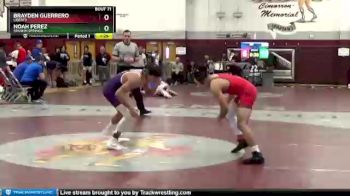 126 lbs Quarterfinal - Brayden Guerrero, Liberty vs Noah Perez, Spanish Springs.