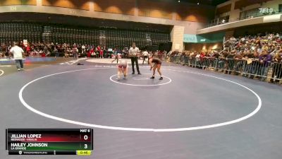 125 lbs Champ. Round 2 - Mackenzie Bacon, Claremore vs Juliana Garcia, Lincoln (Stockton)