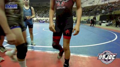 90 lbs Quarterfinal - Landon Villines, Weatherford Youth Wrestling vs Maximus Gray, Division Bell Wrestling